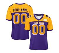 Custom American Football Jersey for Men Women Youth Preschool Personalized Team Logo Name Number Breathable Sport Shirts