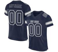 Custom American Football Jersey Uniforms with Team Name Number, Personalised Football Jersey for Men/Women/Boys/Girls, Mens Oversized T-Shirt American Football Style Top Jersey Team Shirt S-7XL