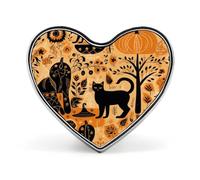 Custom Animals And Pumpkins Lapel Pin Aluminum Alloy Button Badge Personalized Heart Exquisite Brooch Classic Mini Pin for Backpacks Hat Suit Jacket Decoration