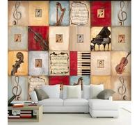 Custom Any Size 3D Music Equipment Modern Background Wall Mural Wallpaper Papel De Parede Home Décor Tapety Fresco Painting Art-250X175Cm