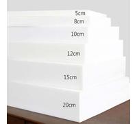 Custom Any Size Upholstery Foam Sheet, Premium Quality Inner Replacement for All type Cushioning Bench, Stool, Window Seat Pads, Sofa, Dinning Chair Pads, Pet Bed (55x55x10cm)