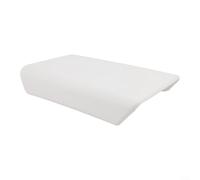 Custom Armrest Box Cover for Tesla For Model Y 2025 and For Model 3 2024 made of For TPE soft shell to safeguard the armrest area and blend with the interior (White)