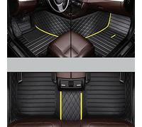 Custom Auto Foot Pads For Focus 2012 2013 2014 2015 2016 2017 Car Floor Mats Car Mat Floor Mat(C Yellow Black,B)