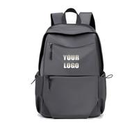 Custom Backpack Laptop Bag for Travel Business, Personalized Backpack Casual Daypack for Teen Women Men Grey,30 * 14 * 45CM