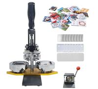 Custom Badge Button Kit, 2x2 Inch DIY Fridge Magnet Maker for Personalized Magnets, Fun Craft for Adults & Kids