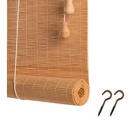 Custom Bamboo RollUp es 50% Light Filtering So & Privacy Protect Adjustable for & Doors 50150cm EcoFriendly Bamboo Blinds