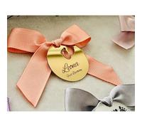 Custom Baptism Favor Tags,Personalized Acrylic Mirror Name Tag Baby Shower Favor Gift Wrap Tags (10pcs)