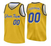 Custom Basketball Jersey - Personalize Team Uniform Design Your Own Name & Number for Men Youth Kids Boys College University, 3XS-5XL