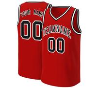 Custom Basketball Jersey - Personalize Team Uniform Design Your Own Name & Number for Men Youth Kids Boys College University, 3XS-5XL
