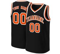 Custom Basketball Jersey - Personalize Team Uniform Design Your Own Name & Number for Men Youth Kids Boys College University, 3XS-5XL