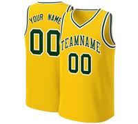 Custom Basketball Jersey - Personalize Team Uniform Design Your Own Name & Number for Men Youth Kids Boys College University, 3XS-5XL