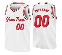 Custom Basketball Jerseys for Men Women Boy's Girl's Personalized American Campus Basketball Vest Shirt Add Your Own Team Name Number 3XS-5XL