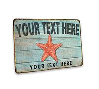 Custom Beach Sign Beach Decor BeachHouse Your Words Here Seaside Ocean Decorations Beachtown Nautical Home Wall Gifts 112182002010