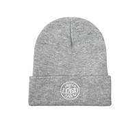 Custom Beanie for Men Custom Hat Design Your Own Text or Image Personalized Beanie Funny Winter Hat Light Gray OZ0621ST1241