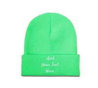 Custom Beanie Slouch Beanie Add Your Text Here Personalized Hat