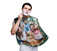 Custom Beard Shaving Bib for Men, Personalised Beard Trimmer Catcher Apron