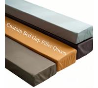 Custom Bed Gap Filler, Mattress Gap Filler Extender, Close The Gap Between Bed and Wall Side, with Removable Cover, Thick Headboard for Twin Queen Full Double Bed (Technical Cloth)