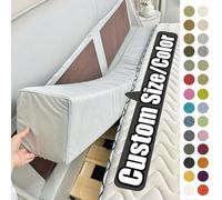 Custom Bed Gap Filler with Removable Cover Rectangle Foam mattress Gap Filler Mattress Extender Close the Gap Between Bed for King Size/Single/Queen Bed (Linen)