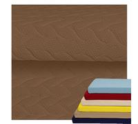 Custom Bench Cushion Covers, Replacement Bench Pads Cover, with Non-Slip Bottom and Zipper, Removable, for Indoor/Outdoor/Window/Sofa Cushion Slipcover(Dark khaki,100x35x5cm Thick)