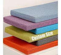 Custom Bench Cushion, Size Bench Cushions for Outdoor Furniture, Porch, Swing, Window Seat Cushions for Indoor, Non-Slip Cushion for Garden Patio Window