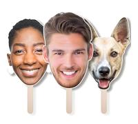 Custom Big Head Cutout Fun Face Cardboard,Custom Big Head Cutout, Personalized Life Size Fat Head, Cardboard Head Cutouts on a Stick, Upload Your Photo