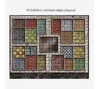 Custom Big Playmat Tablemat Heroquest 815x650 With Stitched Edges (big Mousepad) Natural Rubber Board Games Pad For Tcg/ccg/mtg 2