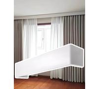 Custom Blackout Curtain Track Cover Box 6ft (1.8m) Pelmet Panel System 16cm (6.25") High Ideal for Sliding Window Treatments Elegant Home Decor Solution.