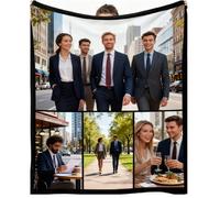 Custom Blanket with Picture Blanket,Customizable Blanket Photo Blankets Gifts for Boyfriend Girlfriend,Customized Blanket Flannel Personalized Blankets for Adults Kid Birthday Gifts Teen Girls (New-I)