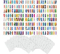 Custom Body Art Airbrush Nail Stencil Set # 7 Package of 20 Nail Templates
