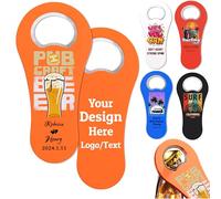 Custom Bottle Opener, 10-100PCS Personalized Magnetic Opener for Fridge with Logo/Photo/Text, Full Color Printing Beer Bottle Opener for Weddings Favors, Parties, Bars, Groomsmen Gifts