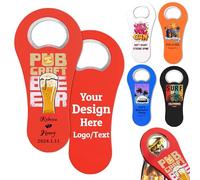 Custom Bottle Opener, 10-100PCS Personalized Magnetic Opener for Fridge with Logo/Photo/Text, Full Color Printing Beer Bottle Opener for Weddings Favors, Parties, Bars, Groomsmen Gifts