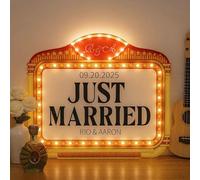 Custom Bottle Service Sign - Personalized LED Light Up Marquee Bottle Girl Sign for Wedding Entrance, Nightclub, Reception, Birthday Party & Event Decor, Club Signs for Bottle Service