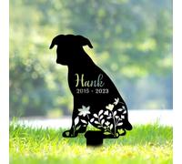 Custom Boxer Dog Memorial Stake, Remembrance Stake, Outdoor Sign | Memorial Plaques for Outdoors, Dog Memorial Gifts for Loss of Dog, Garden Decor, Grave Decorations for Cemetery, Grave Marker