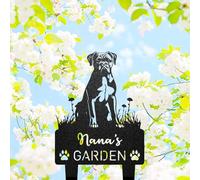 Custom Boxer Memorial Headstones, Personalised Dog Metal Signs, Engraved Dog Burial Markers, Missing Pet Gifts, Housewarming Gifts, Dog Loss, Pet Memorial Plaque, Pet Tribute
