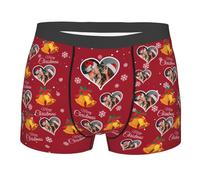Custom Boxers For Men, Personalized Boxers With Face On Them,Customized Underwear For Boyfriend,Funny Photo Underpants Shorts
