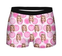 Custom Boxers For Mens,Personalized Underwear With Funy Face Photos,Valentine's Day Gifts For Husbands Boyfriends