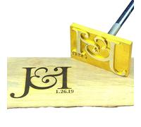 Custom Branding Iron for Wood, Personalized Branding Iron Heat Stamp for Woodworkers Including The Handle (3.5"x3.5")