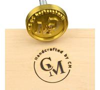 Custom Branding Iron for Wood Personalized Stamp Burning Tools for Woodworking Supplies with Multi Handle Options (1"x1")