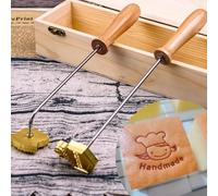 Custom Branding Iron, Personalized Brand Iron for Cake, Steak. Stamp for Bread/Wood/Leather, Food Stamper, Gift for Father,Stamp for Bread,Custom Irons