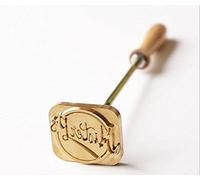 Custom Brass Branding Iron,Personalized Wood Burning Tool for Woodworking, Leather Crafting,BBQ Steak & Burger Branding,Unique DIY Gift for Craftsmen