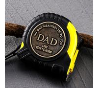 Custom Brass Tape Measure, Father's Day Gift, Engraved Tape Measure for Man, Birthday Gift for Dad/Grandpa, Personalized Gift for Him