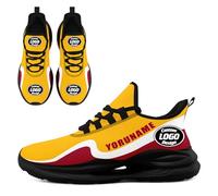 Custom Breathable Mesh Sports Shoes for Teams & Companies - Personalized with Name/Logo, Unisex Tennis Sneakers for Running, Walking & Gym