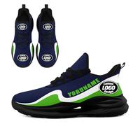 Custom Breathable Mesh Sports Shoes for Teams & Companies - Personalized with Name/Logo, Unisex Tennis Sneakers for Running, Walking & Gym