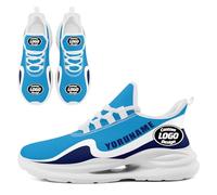 Custom Breathable Mesh Sports Shoes for Teams & Companies - Personalized with Name/Logo, Unisex Tennis Sneakers for Running, Walking & Gym