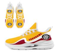 Custom Breathable Mesh Sports Shoes for Teams & Companies - Personalized with Name/Logo, Unisex Tennis Sneakers for Running, Walking & Gym
