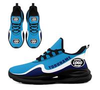 Custom Breathable Mesh Sports Shoes for Teams & Companies - Personalized with Name/Logo, Unisex Tennis Sneakers for Running, Walking & Gym
