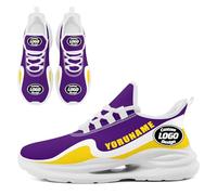 Custom Breathable Mesh Sports Shoes for Teams & Companies - Personalized with Name/Logo, Unisex Tennis Sneakers for Running, Walking & Gym