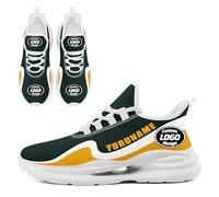 Custom Breathable Mesh Sports Shoes for Teams & Companies - Personalized with Name/Logo, Unisex Tennis Sneakers for Running, Walking & Gym