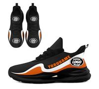 Custom Breathable Mesh Sports Shoes for Teams & Companies - Personalized with Name/Logo, Unisex Tennis Sneakers for Running, Walking & Gym