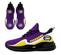 Custom Breathable Mesh Sports Shoes for Teams & Companies - Personalized with Name/Logo, Unisex Tennis Sneakers for Running, Walking & Gym